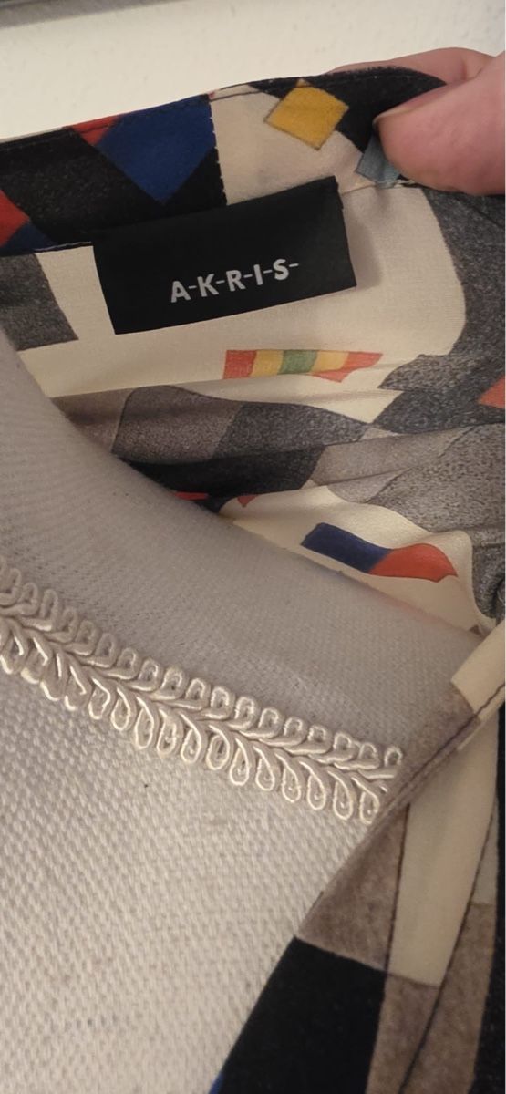 Akris Camicette: Bluse AKRIS 100% Seide geometrisch Grösse 34 – Usato da St. Gallen venduto da mania03 4