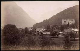 Fotografie Interlaken, Ortspartie mit Ho
