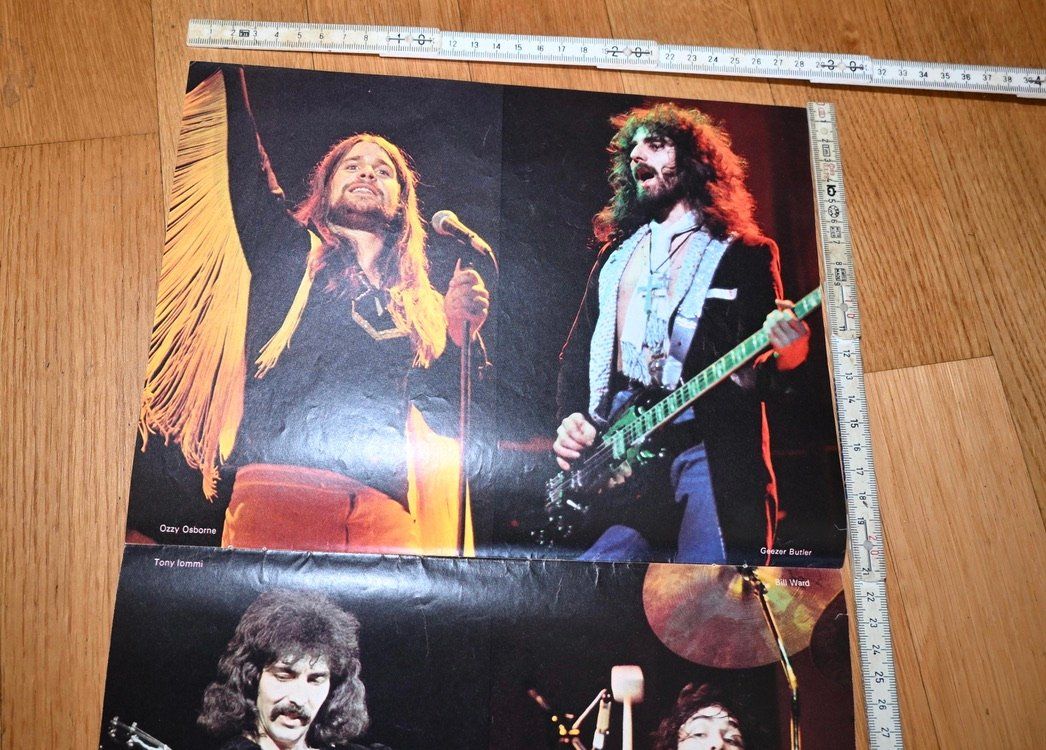 Zeitschriften & Magazine: VINTAGE Poster BLACK SABBATH vom POP Magazin – Gebraucht aus Pfaffhausen von mono_rec 1
