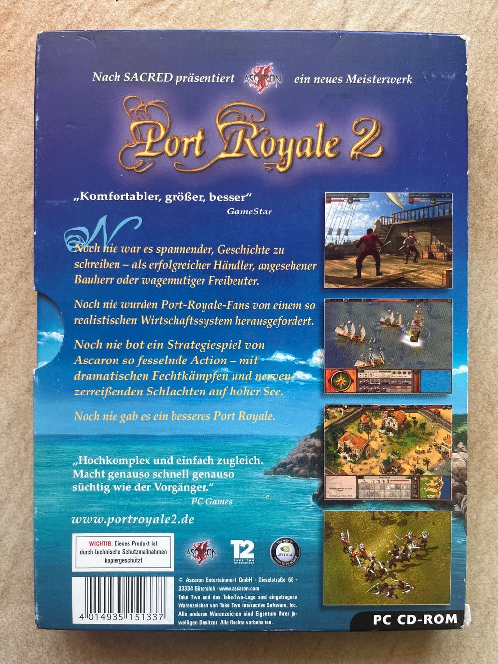 Microsoft Giochi: Jeu vidéo Port Royale 2 pour PC – Usato da Vernayaz venduto da Darkfrost 1