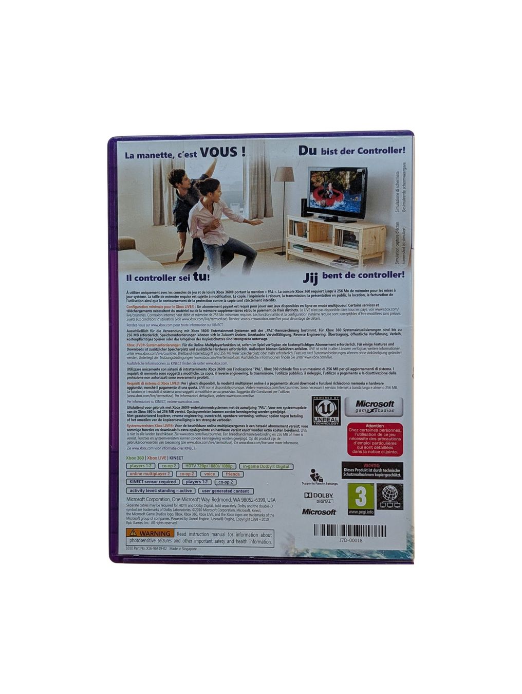 Microsoft Giochi: Kinect Adventures Xbox 360 – Usato da Domat/Ems venduto da IsseldorsShop 1