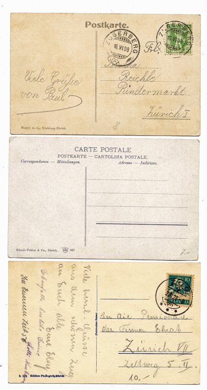 Cartoline postali: Ansichtskarten antik "6300 ZUG" – Usato da Zug venduto da urzeit 1