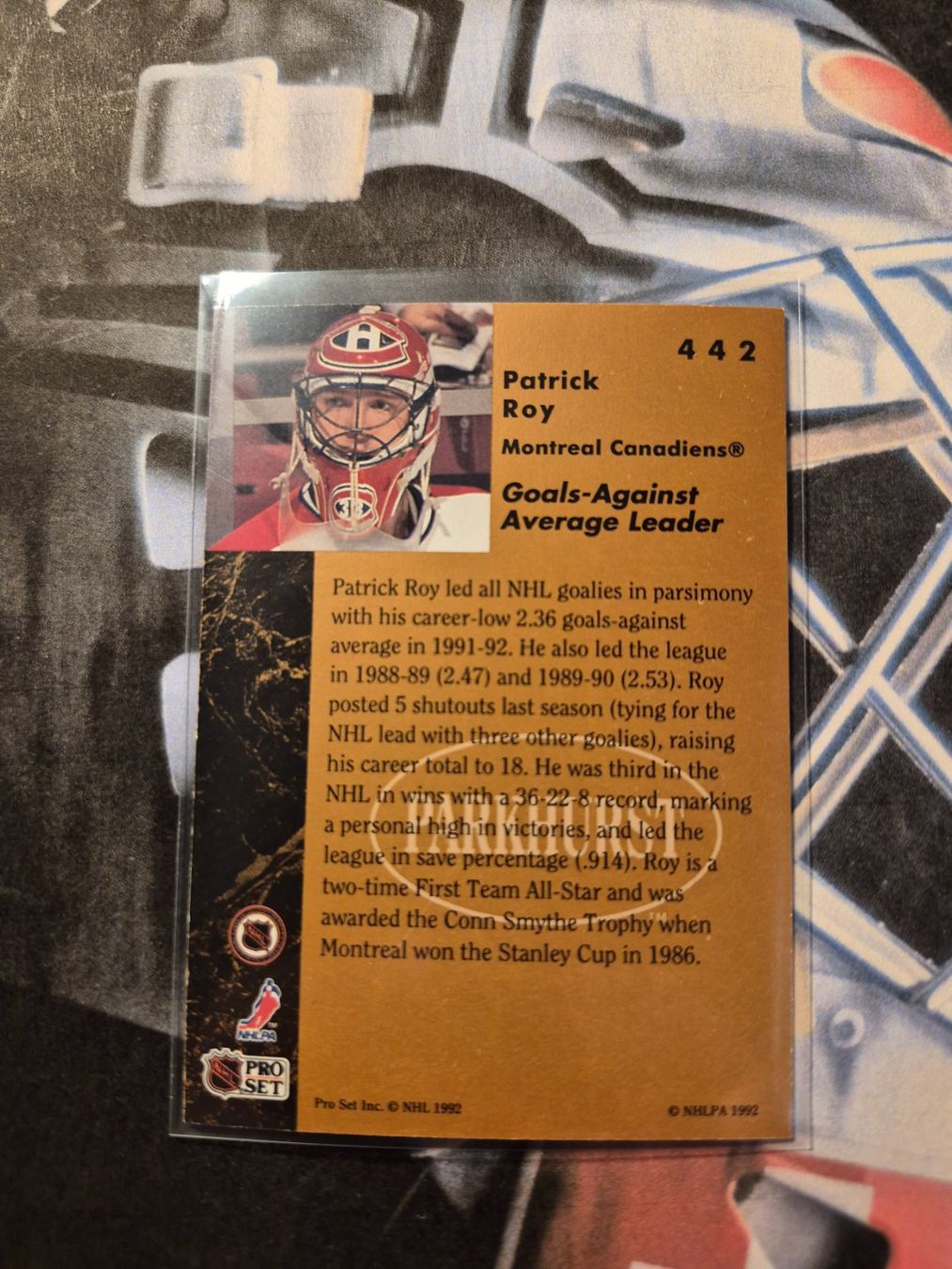 NHL Sammelbilder & Trading cards: NHL Patrick Roy Montreal Canadiens – Gebraucht aus Treiten von Sauber73 1