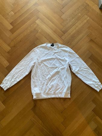 H&M Basic Herren-Sweater, Weiss