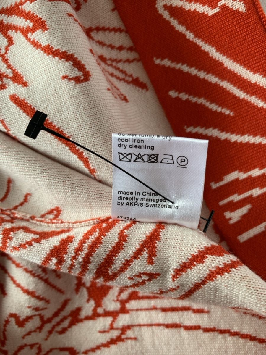 Akris Maglioni & Felpe: AKRIS: OVP/Exklusiv gemusterter Pullover, 36, Etikette 695.0 – Nuovo e nell'imballaggio originale da Luzern venduto da paulablue 8