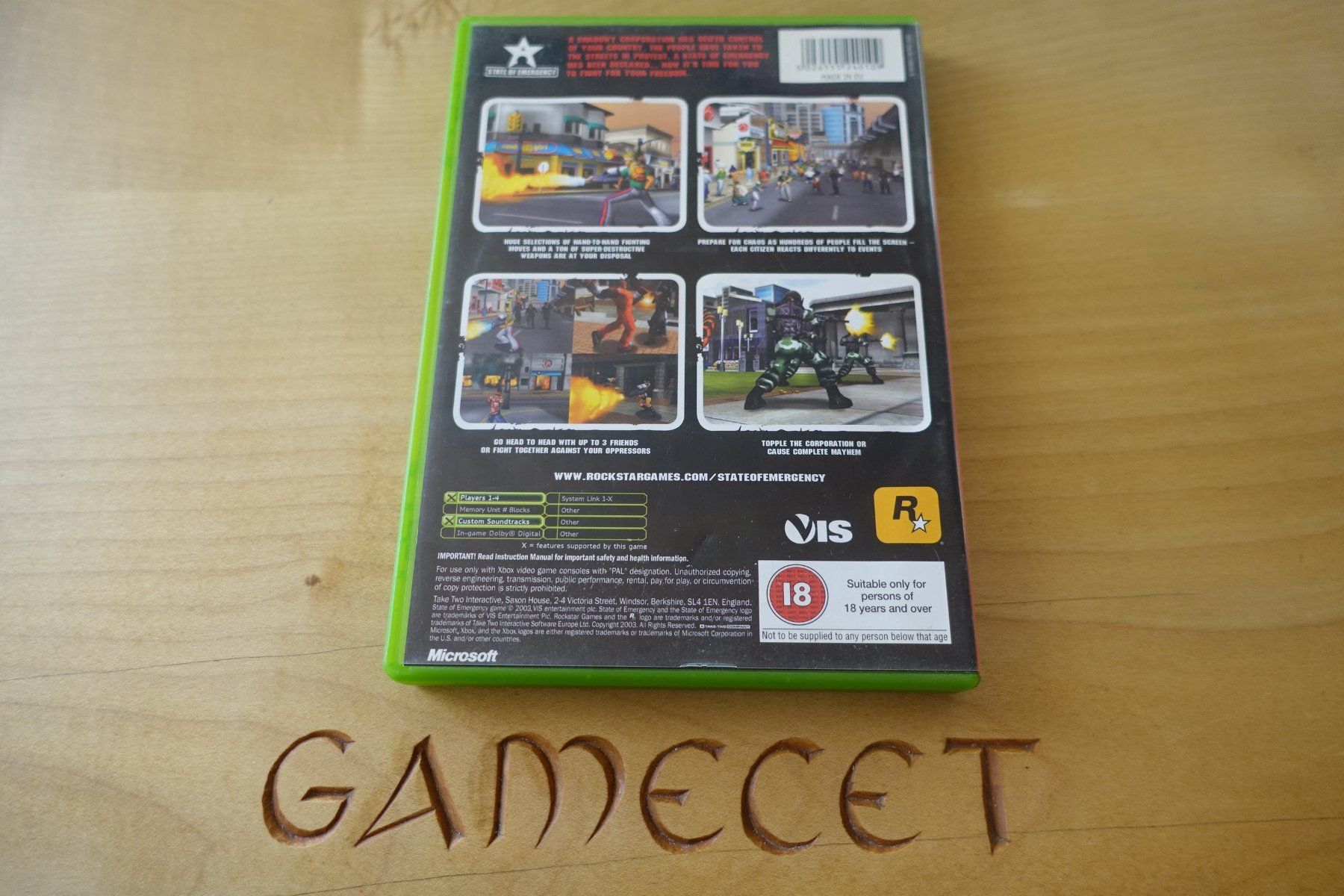Microsoft Giochi: State of Emergency – Usato da Steinach venduto da Gamecet 2