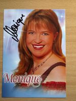 Monique Autogrammkarte Schlagersängerin