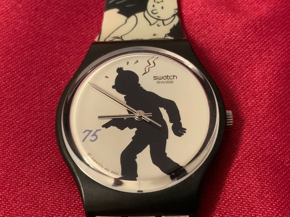 Montre discount tintin swatch