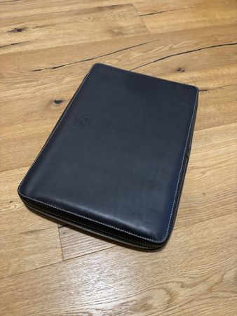 Laptoptasche Cale's Leder schwarz NEU