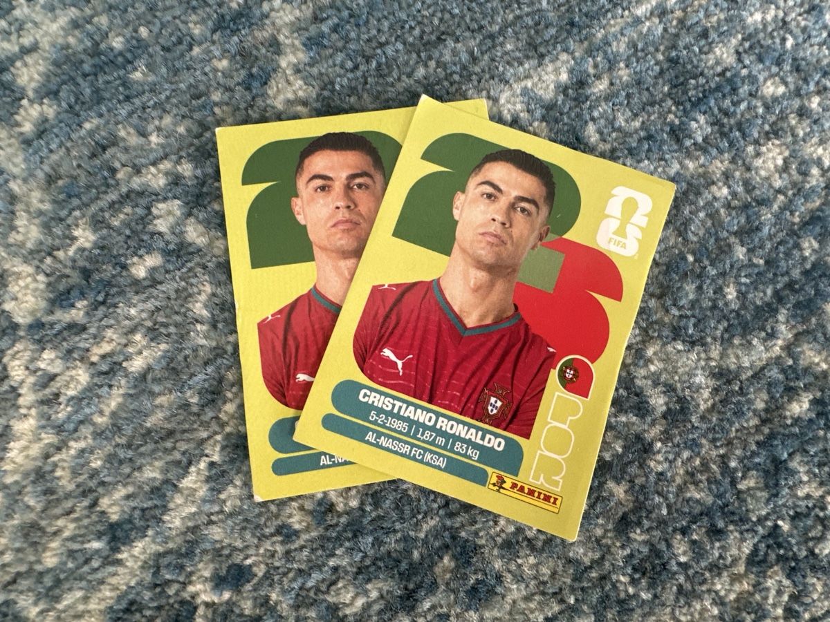 Panini Sammelbilder & Trading cards: Panini Ronaldo 2 mal – Gebraucht aus Jona von Tsei