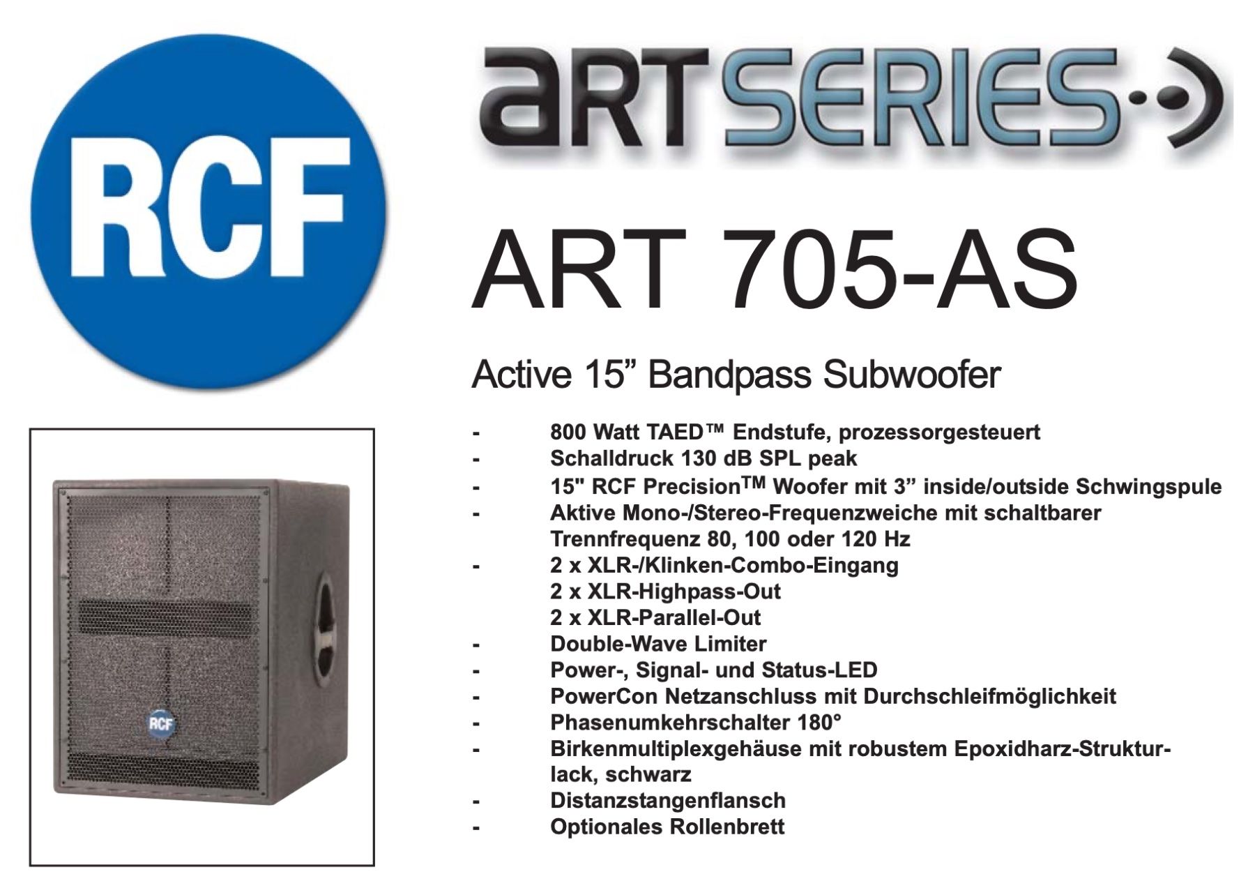 RCF Casse acustiche: DJ Sound System PA-system – Usato da itingen venduto da jahoo76 1