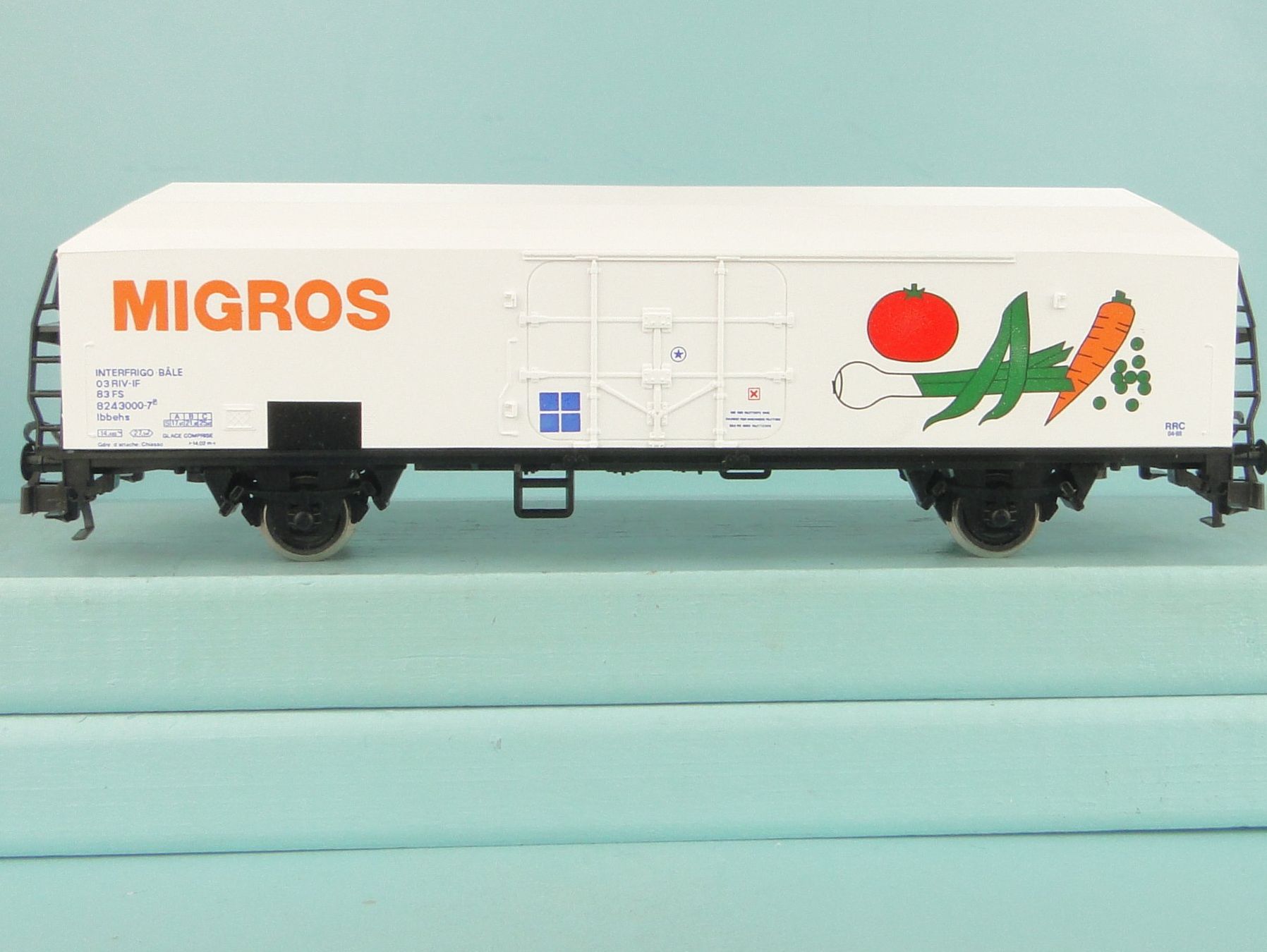 Rivarossi Modellini di ferrovie: Rivarossi 2106 FS Interfrigo MIgros – Usato da Bülach venduto da cann11 4