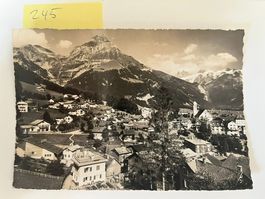 Postkarte Engelberg 1050 m mit Berglandschaft 1963