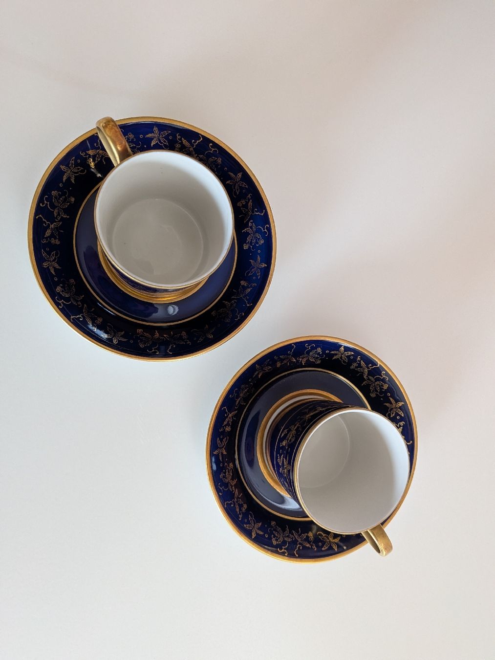 Tazze: 2er Set Espressotassen Reichenbach Echt Kobalt  – Usato da Winterthur venduto da Prishy 1