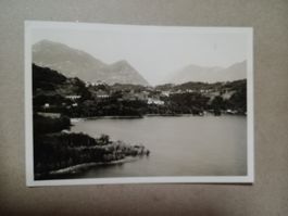 Ak Tessin Aussicht von der Pension Vallone Agno Flugpost