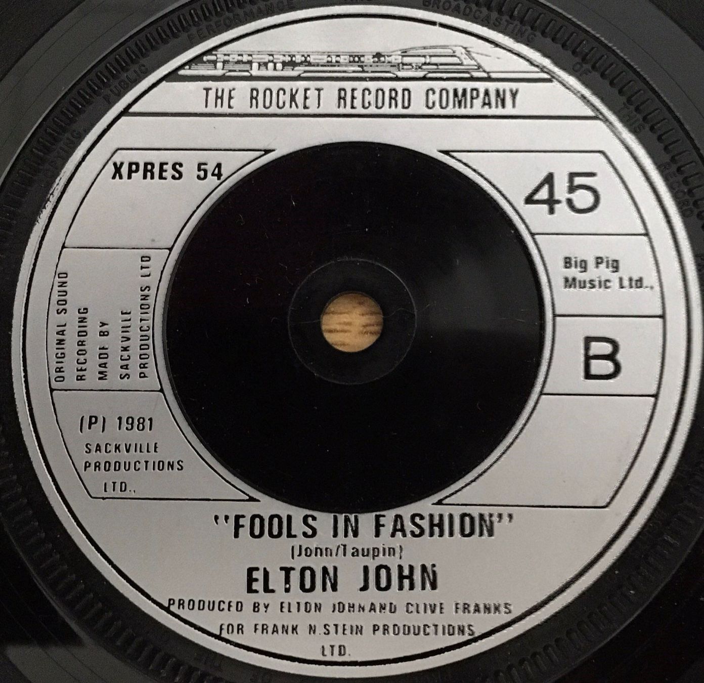 Schallplatten: ELTON JOHN - NOBODY WINS – Gebraucht aus Bussigny von vinyl-pas-cher 1