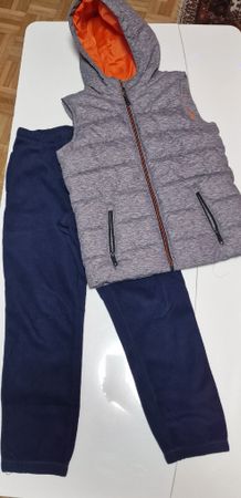Winter Set: Warme Hose & Weste mit Kapuze, Gr. 110