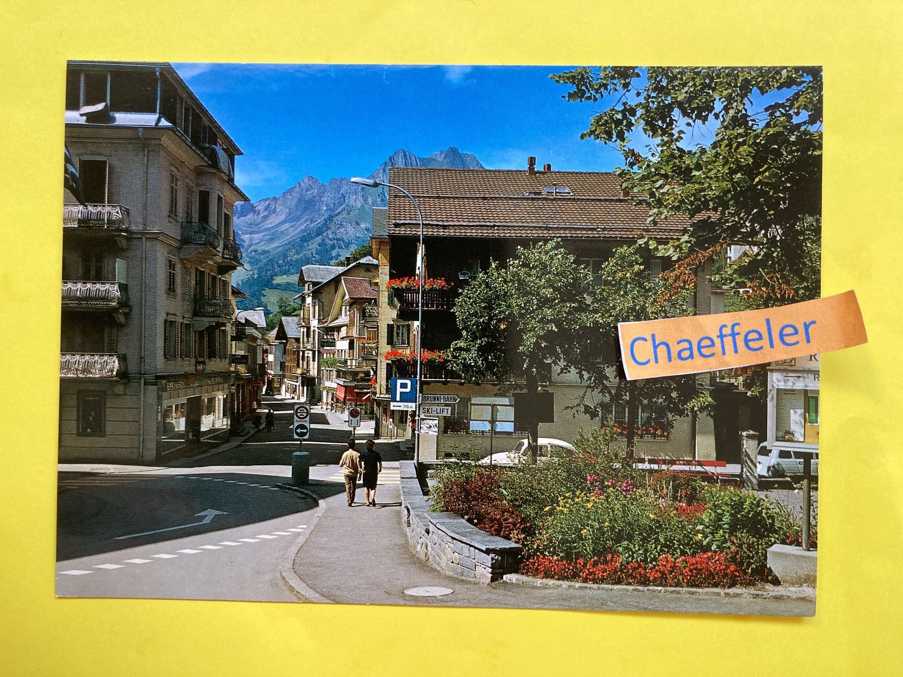 Cartoline postali: Engelberg, Dorfpartie – Usato da Zürich venduto da Chaeffeler