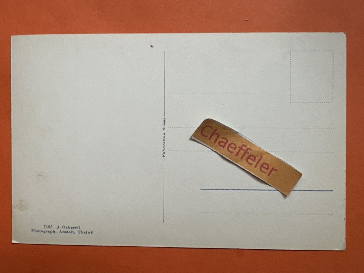 Ansichtskarten: Gotthardstraße (Mätteli) – Gebraucht aus Zürich von Chaeffeler 1