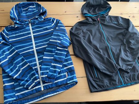 Neue Reima Regenjacke +gratis CMP Softshell- Jacke 152/158