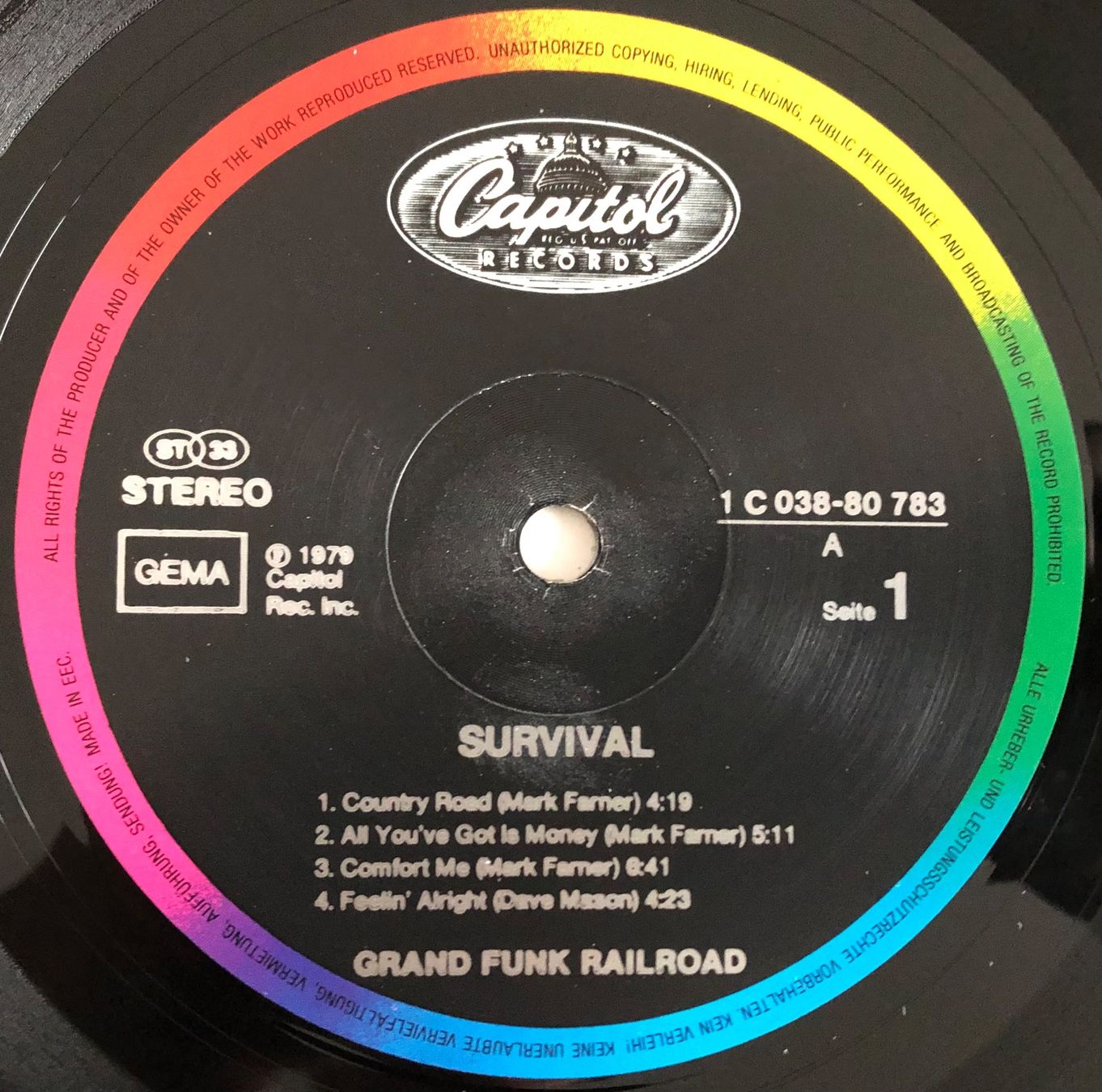 Dischi in vinile: GRAND FUNK - SURVIVAL – Usato da Poliez-Pittet venduto da Newtown-Records 2