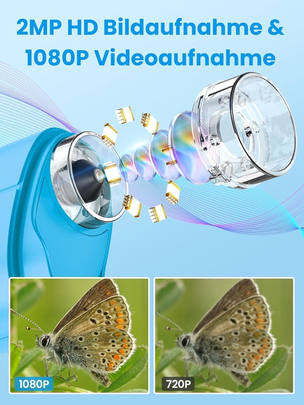 Mikroskopie: Kindermikroskop Digital 1000x 2,4" IPS Bildschirm Tragbar – Neu und originalverpackt aus St. Gallen von sch_zsz7 4