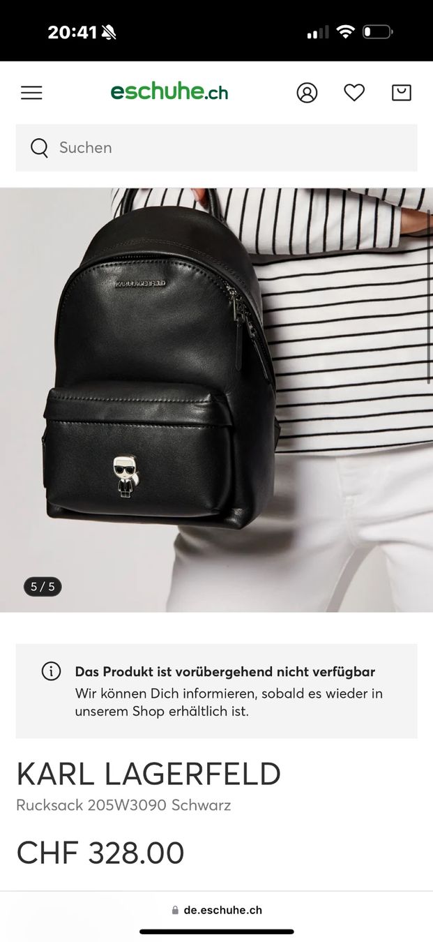 Karl Lagerfeld Rucksäcke: Sac à dos KARL LAGERFELD en cuir – Neu (gemäss Beschreibung) aus Forel (Lavaux) von julie13 6