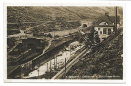 Göschenen (UR) Gotthard- und Schöllenen-Bahn Foto-AK - 1917