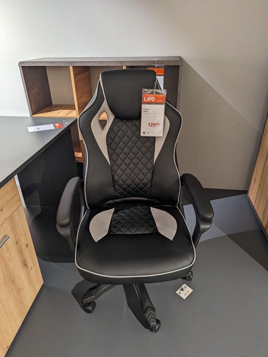 Sedie: Gaming Chair - Ergonomic - Black/Grey  - Used – Usato da Zürich venduto da ile_w7y7