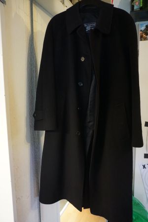 Edler Burberrys Mantel, dunkelblau, fast schwarz, Top!