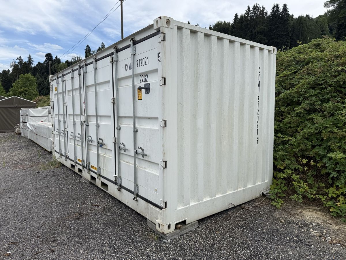 Contenitori edile: 20 Fuss Lagercontainer Open Side Seitenöffnung – Usato da grosswangen venduto da Poliniman0 3