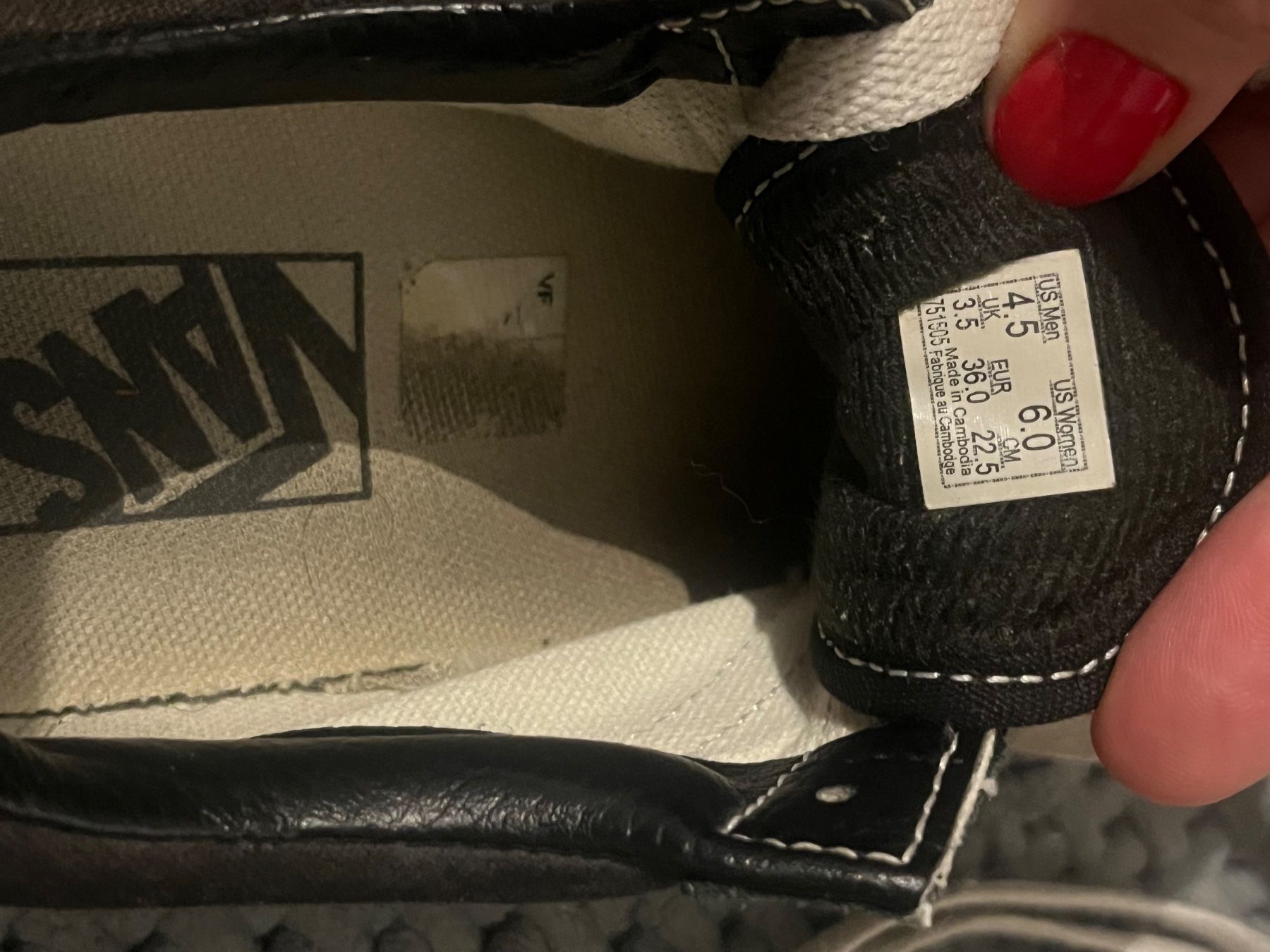 Vans Scarpe per ragazzi: Vans Old School Turnschuhe Schwarz gr. 36. – Usato da THALWIL venduto da Nyuszko78 3