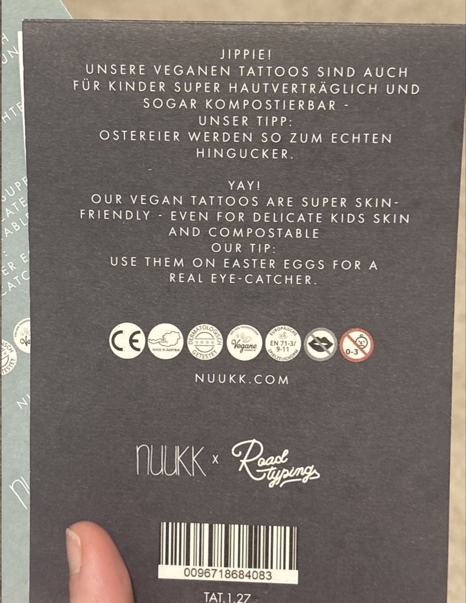 Sticker: NUUKK TATTOOS SET – Nuovo e nell'imballaggio originale da Kehrsatz venduto da luc_vs5c 2