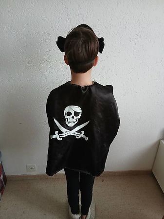 Piratenset mit Mütze 3-teilig