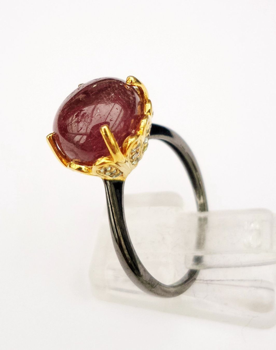Bagues: Rubin cabochon Silber Ring – Neuf (Voir description) à Zürich par Benedikt21 6