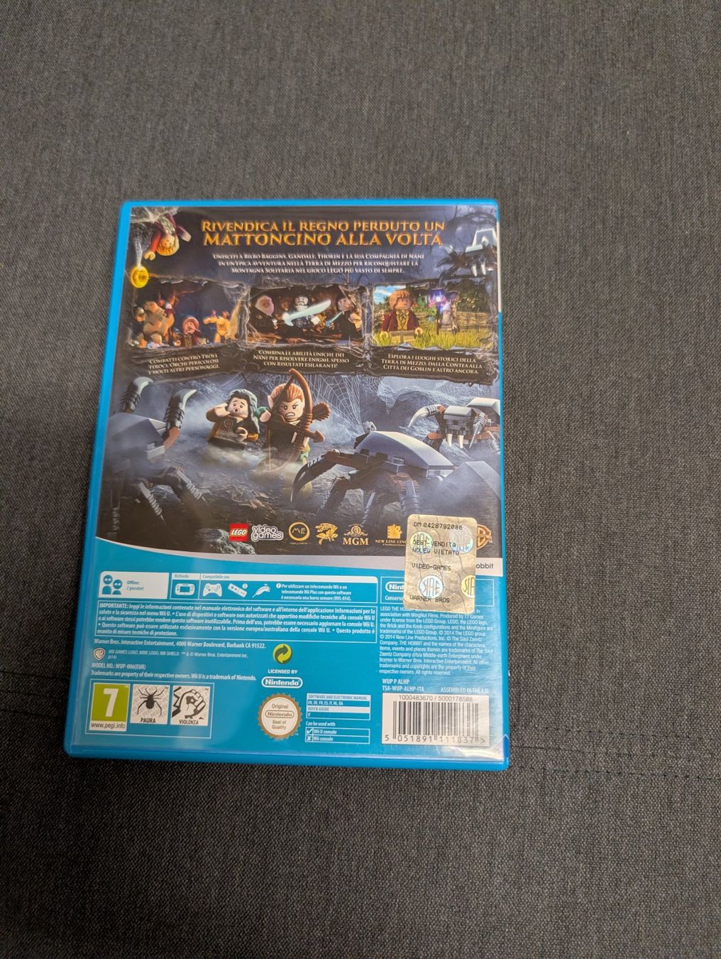 Giochi: Lego lo Hobbit Nintendo Wii u – Usato da Giubiasco venduto da Ticinerd 1