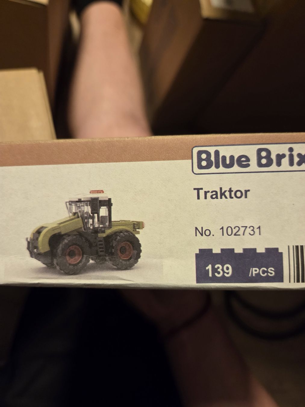 BlueBrixx Kit di costruzioni: Bluebrixx Traktor – Nuovo e nell'imballaggio originale da Dussnang venduto da Patrick18001600