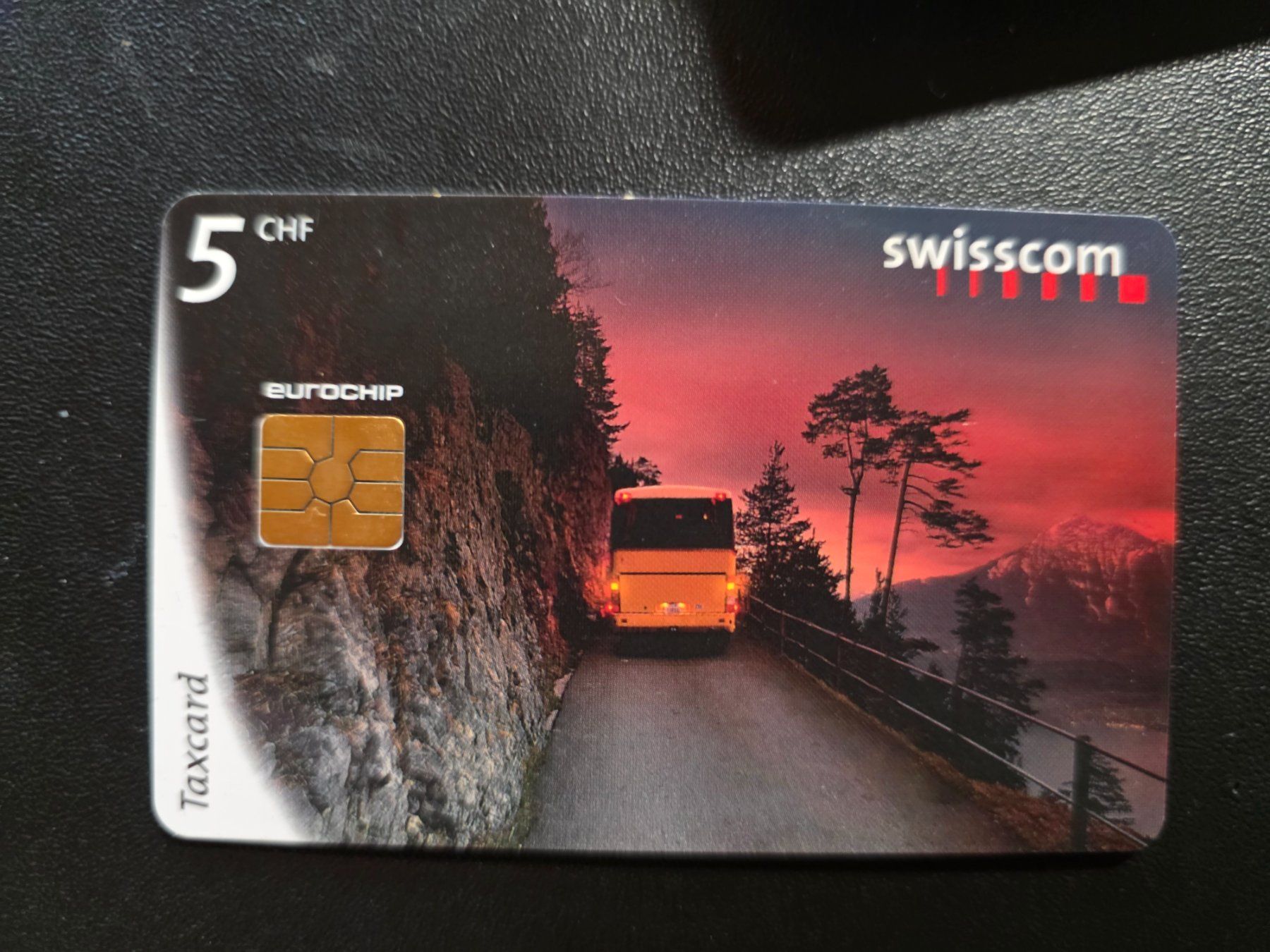 Swisscom Schede telefoniche: Swisscom - Taxcard 5.- CHF - Postauto – Usato da Walterswil BE venduto da Lonitti