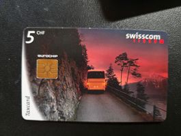 Swisscom - Taxcard 5.- CHF - Postauto