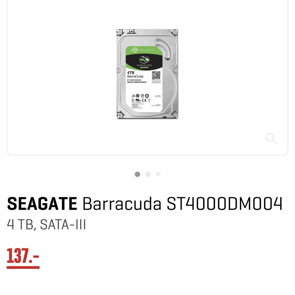 Seagate Dischi rigidi: SEAGATE B – Usato da Wohlen AG venduto da xX_MoDz_Xx 3