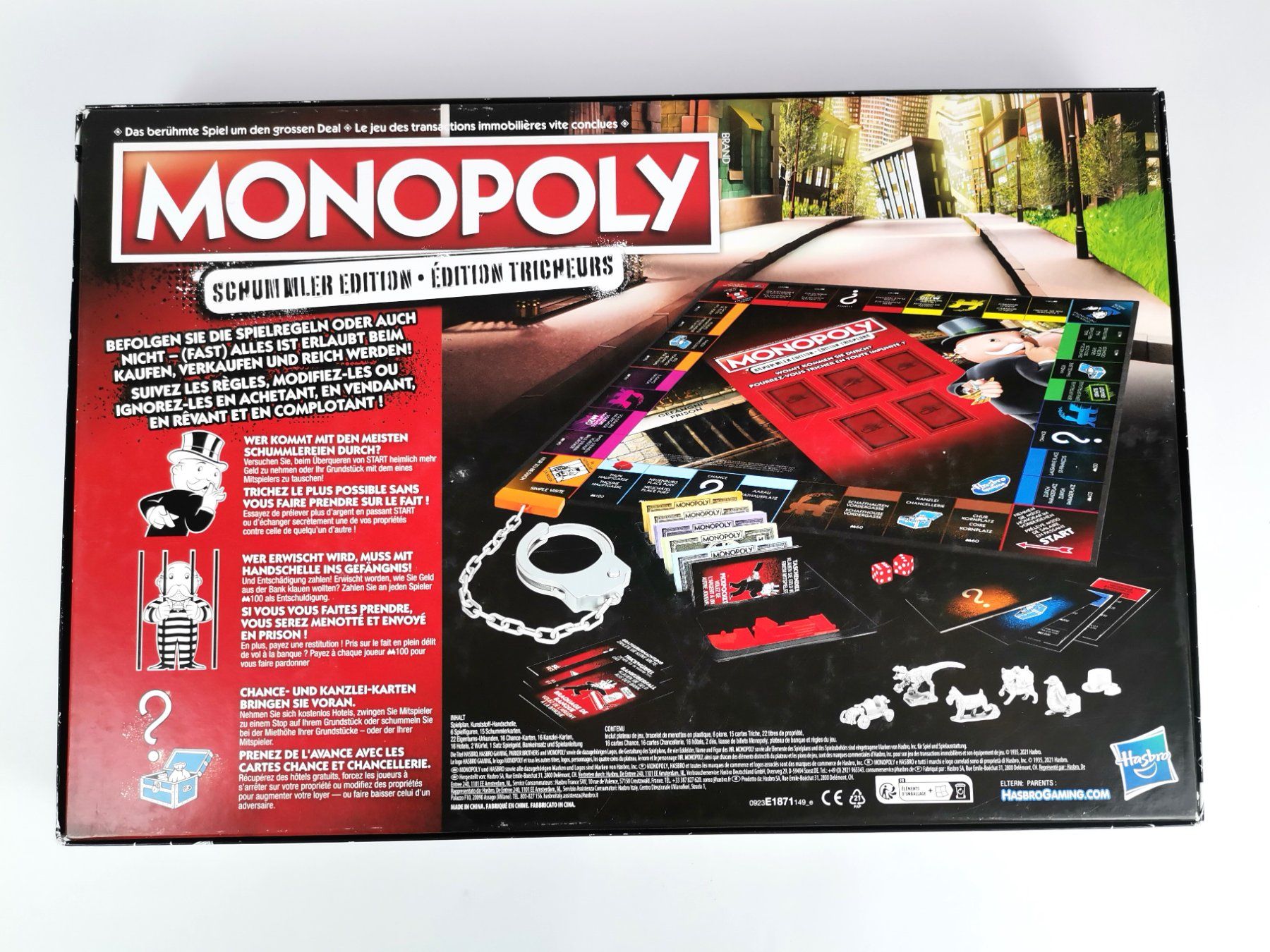 Hasbro Giochi: GESELLSCHAFTSSPIEL MONOPOLY Schummler Edition – Usato da Schaffhausen venduto da Restwert_SH 1