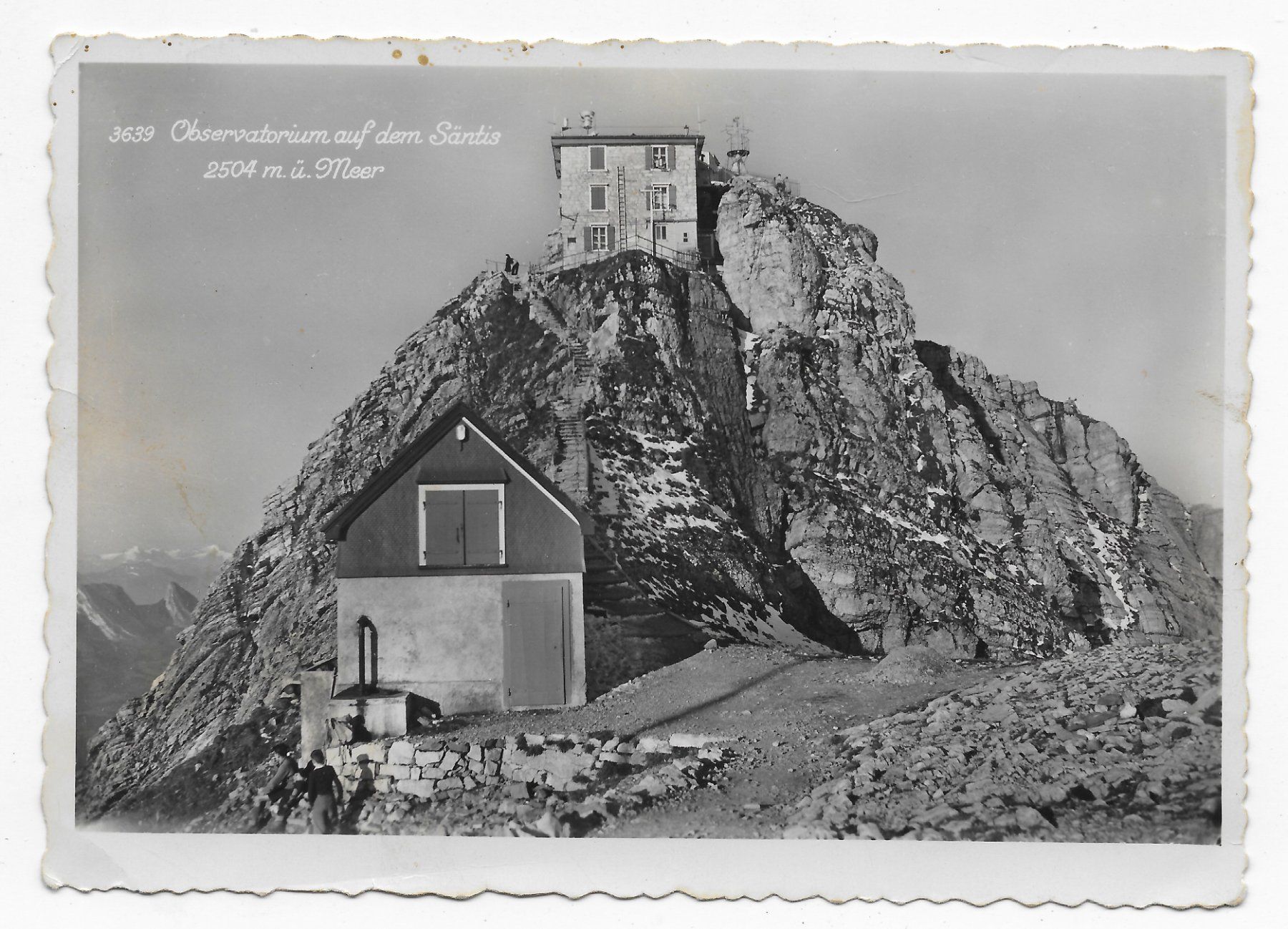 Cartoline postali: Observatorium auf dem Säntis – Usato da Hefenhofen venduto da Richsalz