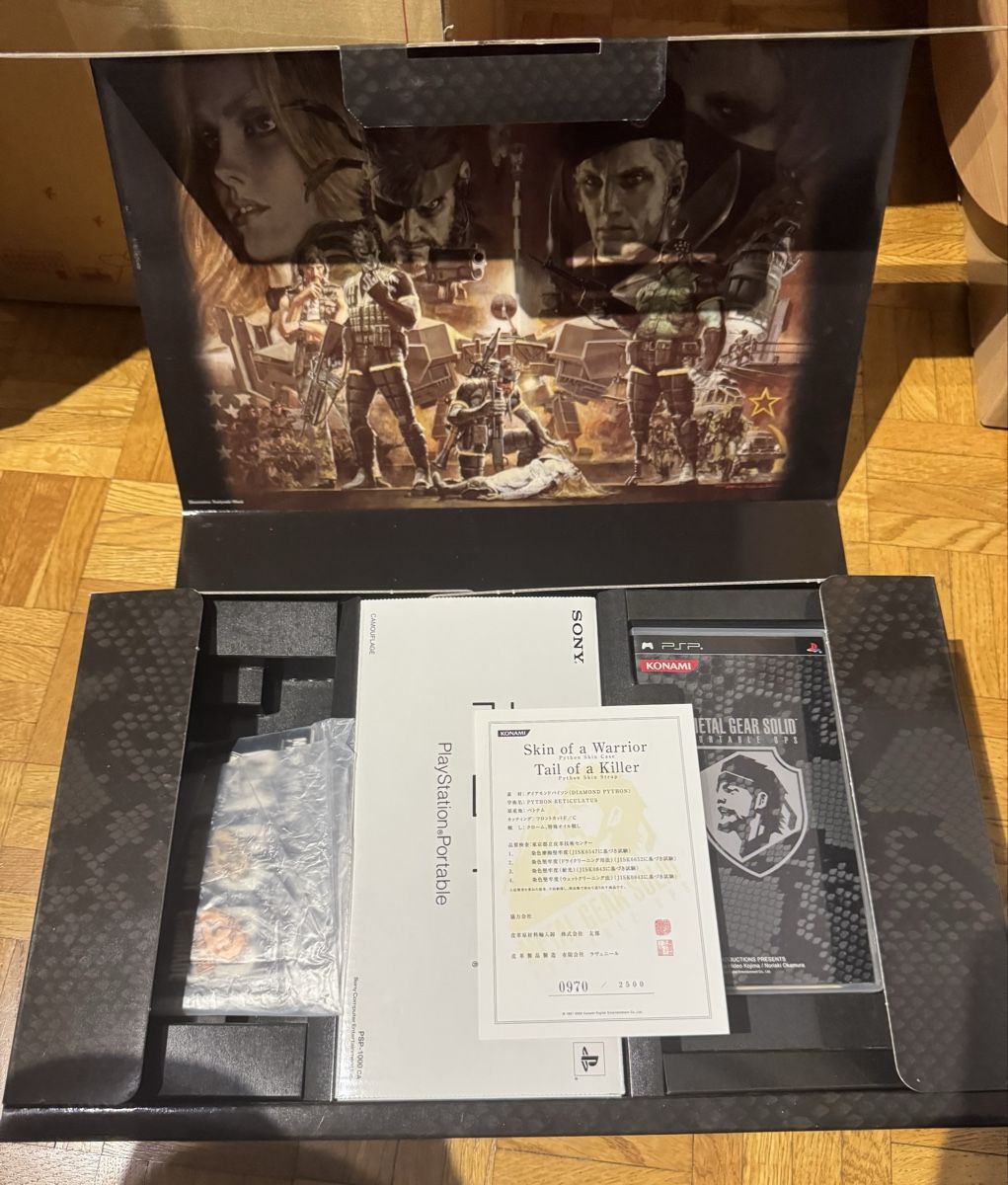 Spiele: Ultra Rare Console PSP Metal Gear Solid Portable Ops – Gebraucht aus Ecublens VD von Snake_sama01 1