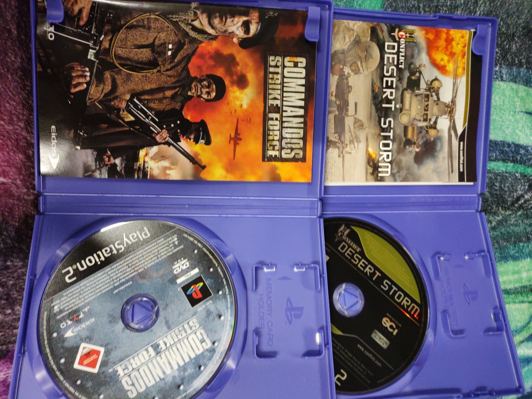 Sony Giochi: Jeux PS2 Conflict Desert Storm et Commandos Strike Force FR – Usato da Fribourg venduto da PastGame 2