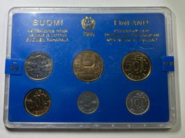 Münzsatz Finnland KMS Kursmünzensat 1985