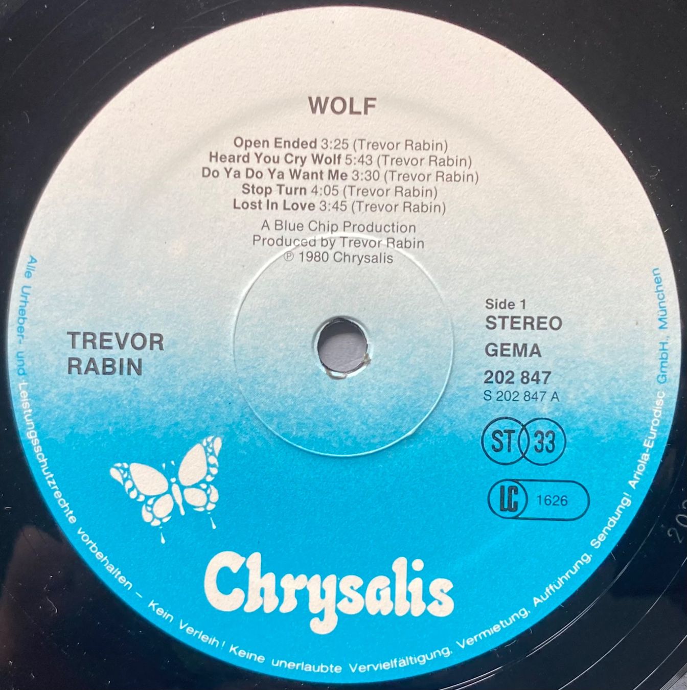 Vinyles: TREVOR RABIN - WOLF – D'occasion à Poliez-Pittet par Newtown-Records 2