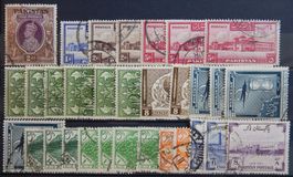 Pakistan British Lot mit alten Werten I