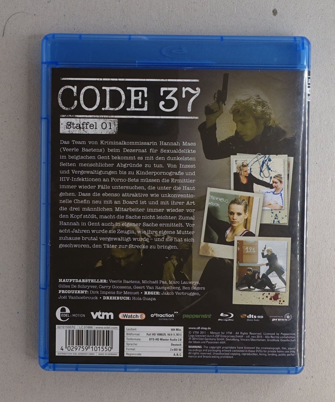 Tutti i DVDs: Code 37 - Staffel 1 - Blu-ray m. Veerle Baetens, Michael Pas – Usato da Sessa venduto da fraenklishop 1