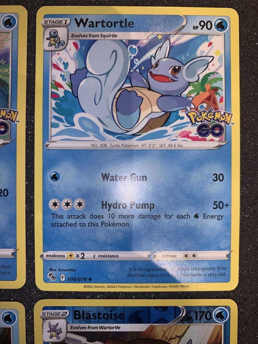 Pokémon Cartes à collectionner: Blastoise GO Squirtle, Wartortle, 4 carte – D'occasion à Bironico par ars_z6lb 2