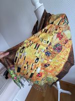 Neu Foulard Schal Klimt der Kuss Viskose und Cashmere